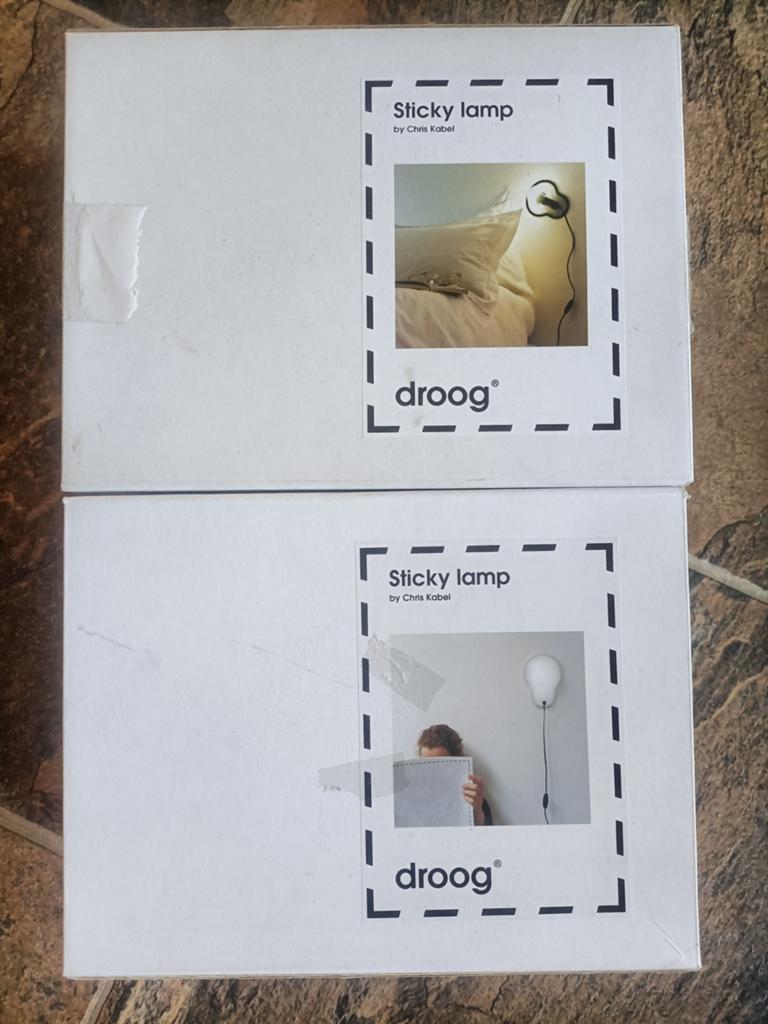 Droog Sticky Lamp (2 stuks) - Nieuw in doos, Ophalen of Verzenden, Nieuw, Modern, Speels, Minimalistisch