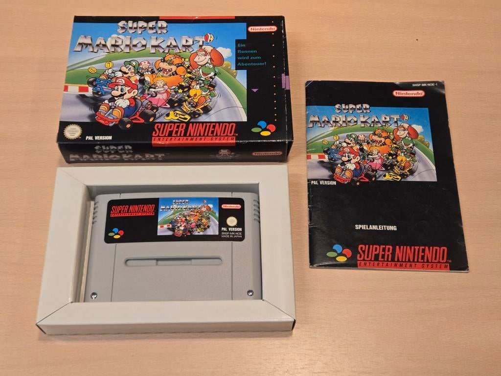 Super Mario Kart - Nintendo SNES, Nintendo, Gebruikt, Support.nintendo.nl, Racen en Vliegen