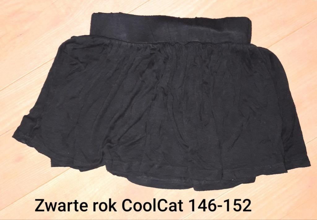 Zwarte rok van Coolcat maat 146, Meisje, Coolcat, Ophalen of Verzenden, Zo goed als nieuw