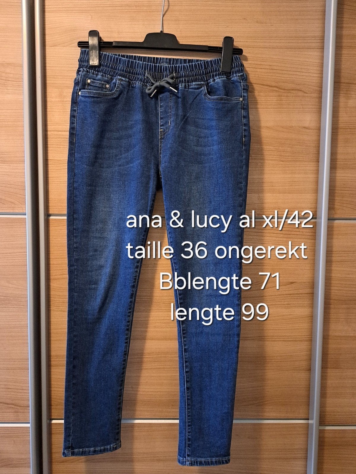 mooie stretch jeans ana&lucy xl/42, Blauw, Ana&lucy, Ophalen of Verzenden, Zo goed als nieuw