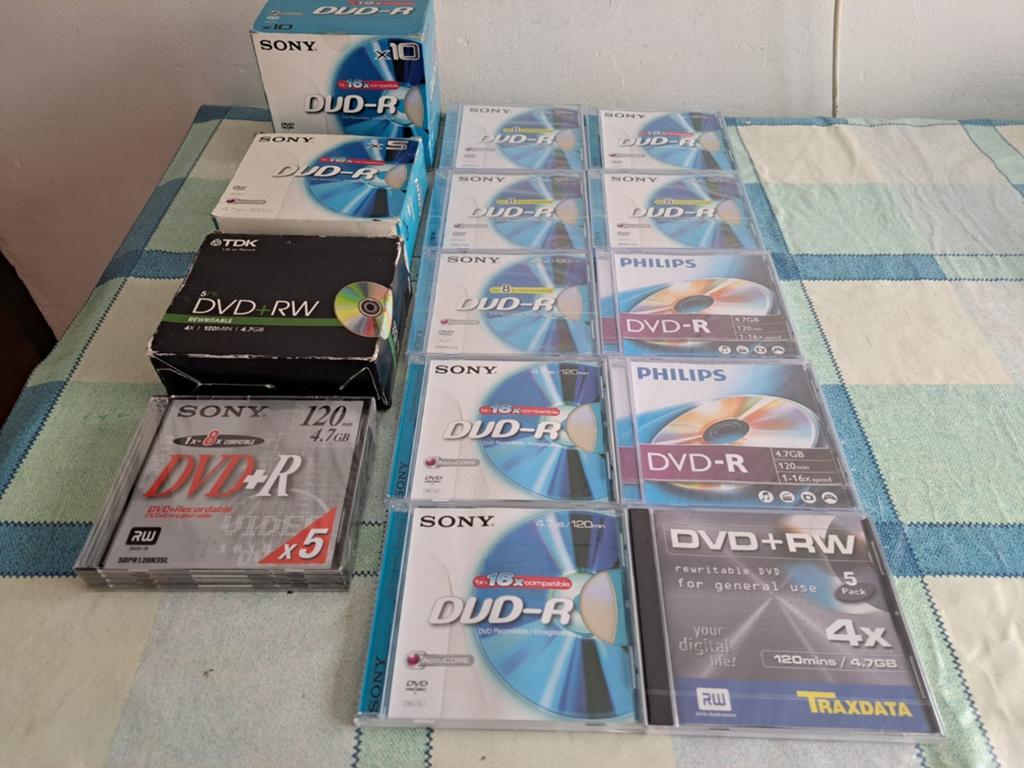 Sony en Philips 36 stuks dvd-R 4.7 GB 120 minutus, Ophalen of Verzenden, Nieuw