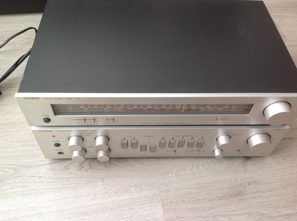 Sets=Luxman L-116A Versterker + Luxman T-111 stereotuner, Overige merken, Tuner of Radio, Zo goed als nieuw, Losse componenten