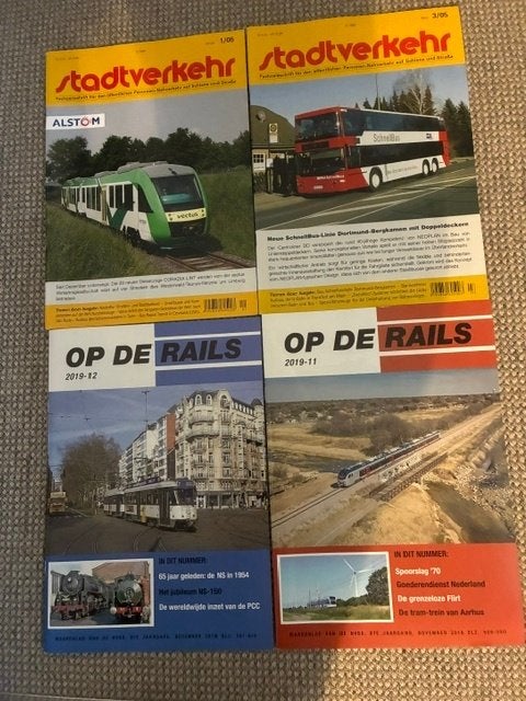 Tijdschriften over treinen, trams en openbaar vervoer,, Boeken, Ophalen, Gelezen, Diverse, Trein