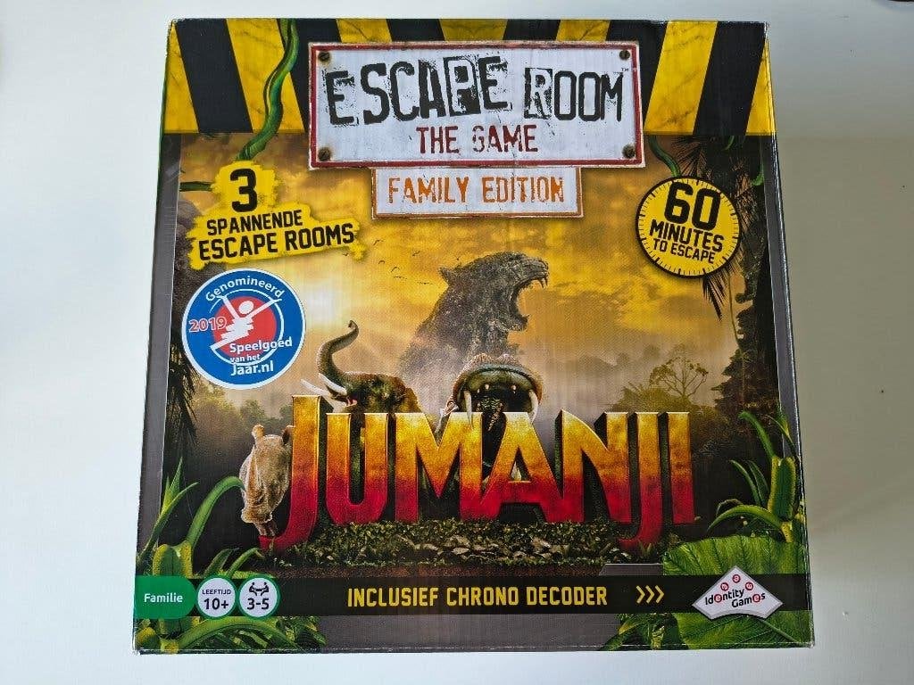 Escape Room The Game Jumanji Family Edition, Hobby en Vrije tijd, Gezelschapsspellen | Bordspellen, Ophalen of Verzenden, Gebruikt