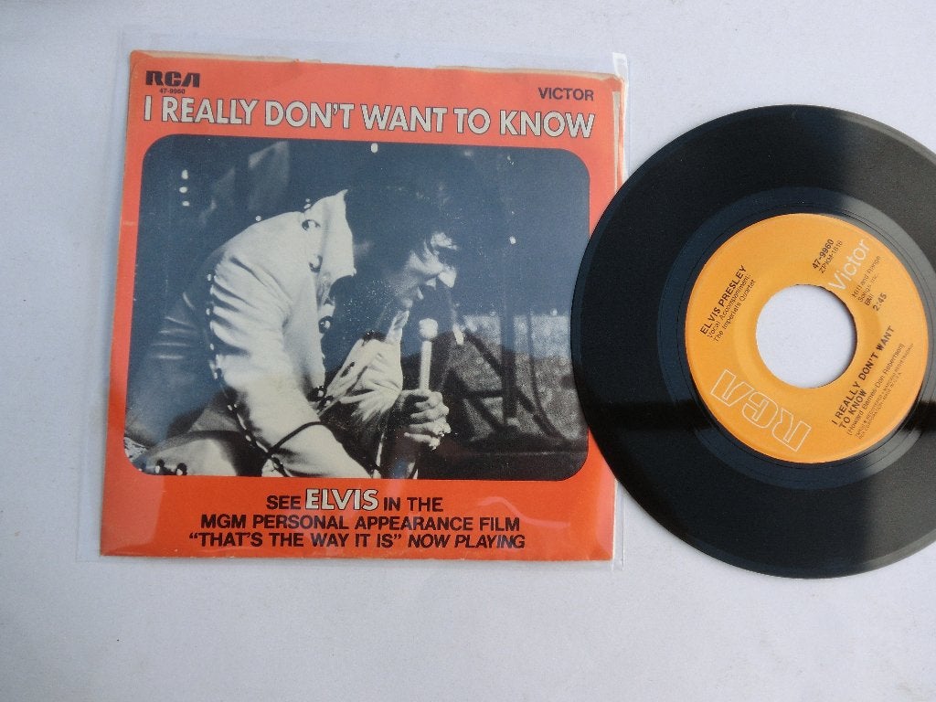 Elvis Presley There goes my everything, Ophalen of Verzenden, Zo goed als nieuw, 7 inch, Pop