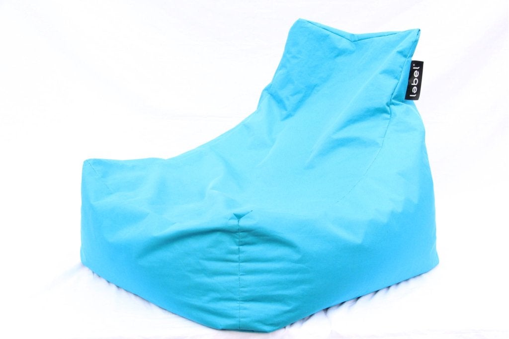 Zitzak Lebel licht-blauw aqua voor kinderen, Huis en Inrichting, Zitzakken, Blauw, Zo goed als nieuw, Niet ingevuld, Ophalen