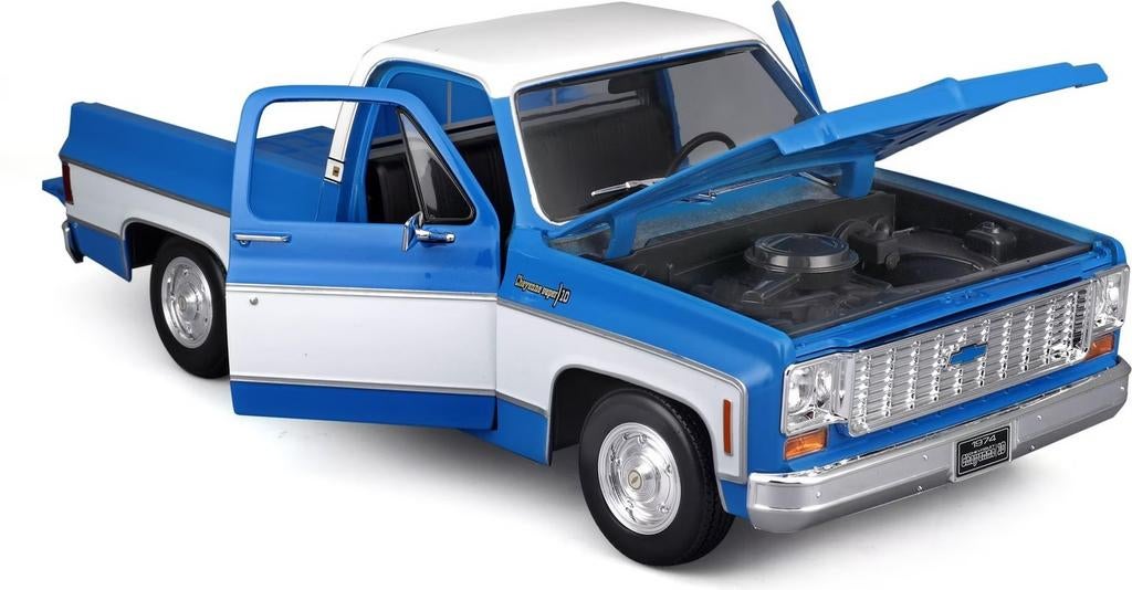 Chevrolet C10 Cheyenne Super 1974 - 1:18 - Maisto, Ophalen of Verzenden, Nieuw, Maisto
