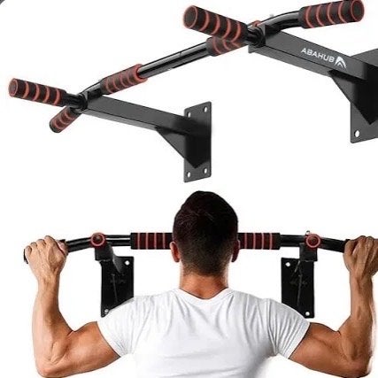 Oprekstang voor wandmontage - Krachttraining, Sport en Fitness, Fitnessmaterialen, Ophalen, Gebruikt, Armen, Oprekstang