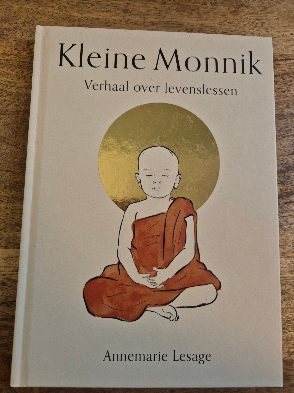 Kleine Monnik: Verhaal over levenslessen - Annemarie Lesage, Ophalen of Verzenden, Zo goed als nieuw, Annemarie Lesage