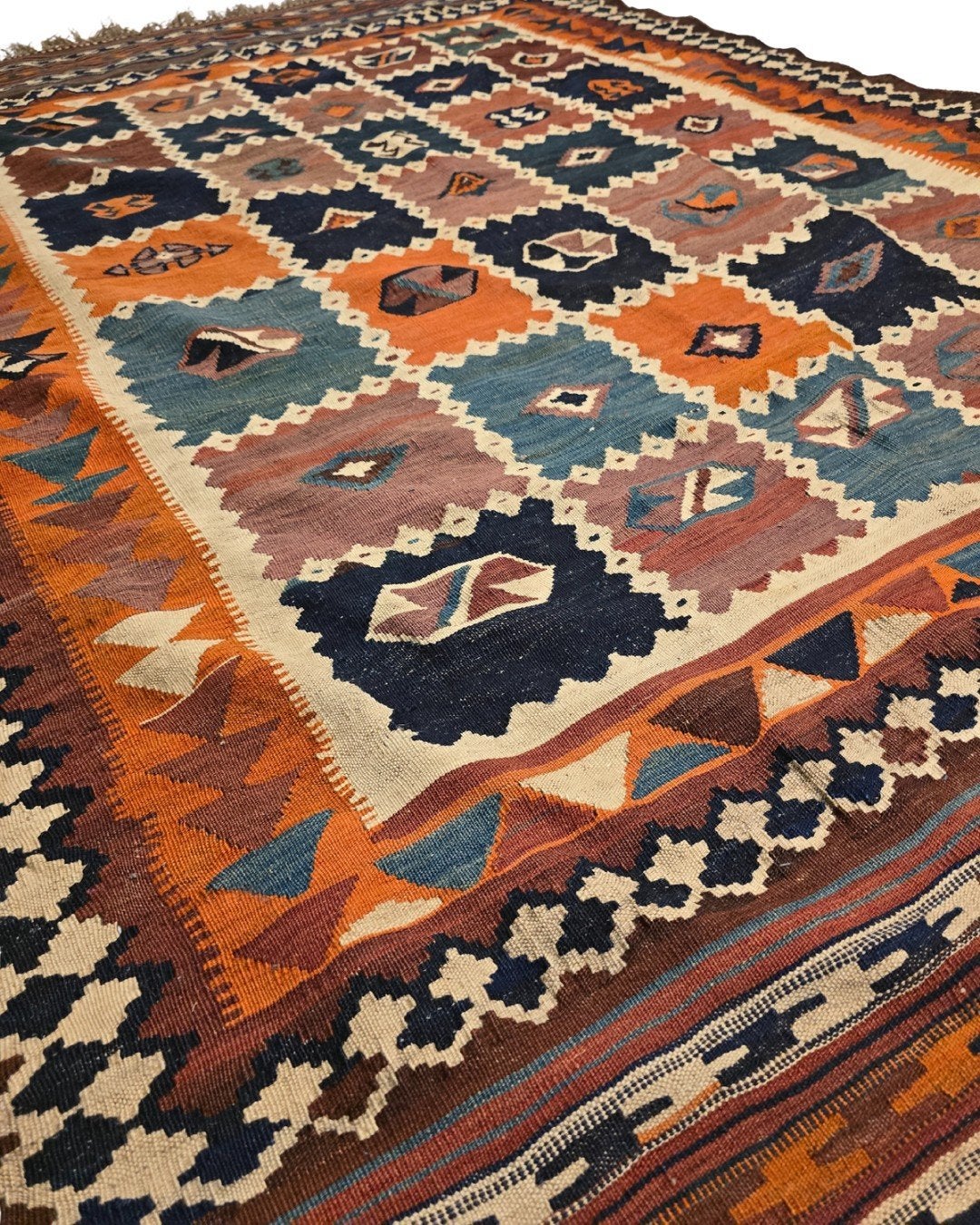 Kelim Karabach 280x170 wollen vloerkleed handgeknoopt, 1185VB, De handelmaatschappij, 150 tot 200 cm, 200 cm of meer
