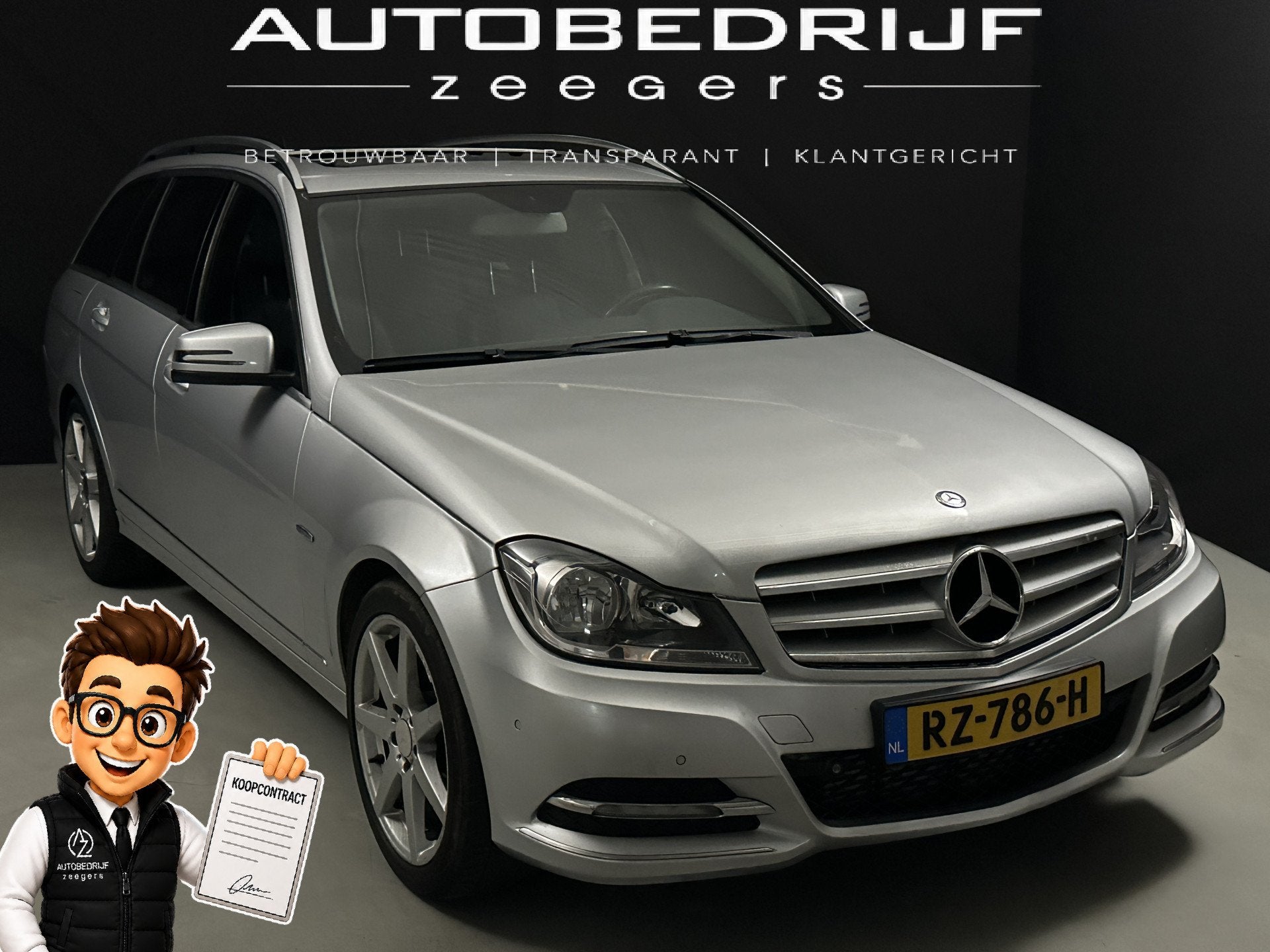 Mercedes-Benz C-Klasse Estate 220 CDI Avantgarde * 63-AMG *, Auto's, Automaat, Euro 5, Achterwielaandrijving, 4 cilinders