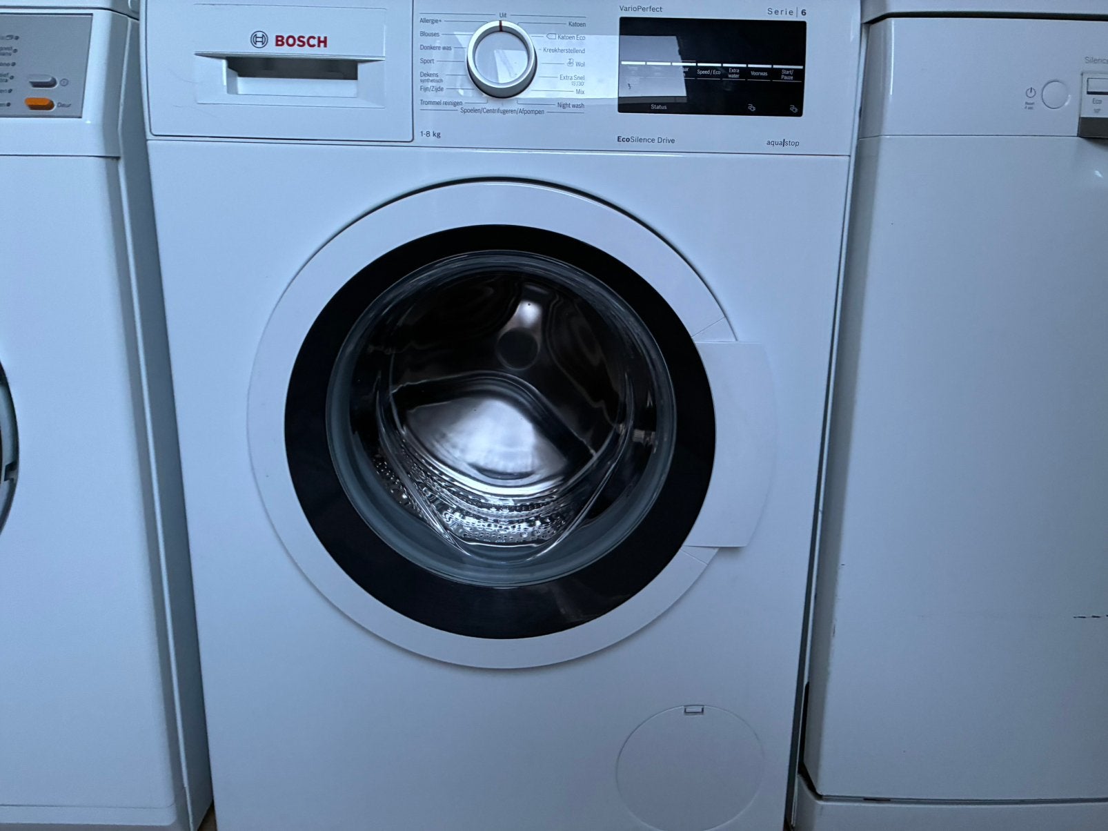 In Perfecte staat Bosch Serie6 EcoSilence Drive 8Kg, Bosch, 1200 tot 1600 toeren, 8 tot 10 kg, Energieklasse A of zuiniger