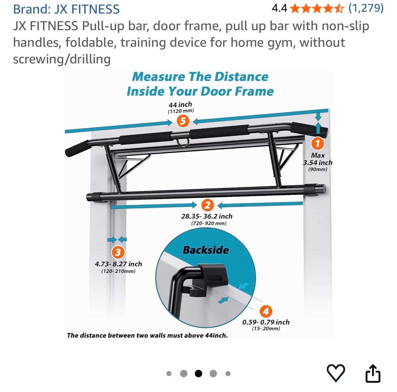 Opvouwbare Deurkozijn Optrekstang - Zonder Boren/Schroeven, Sport en Fitness, Fitnessmaterialen, Nieuw, Oprekstang, Armen, Ophalen of Verzenden