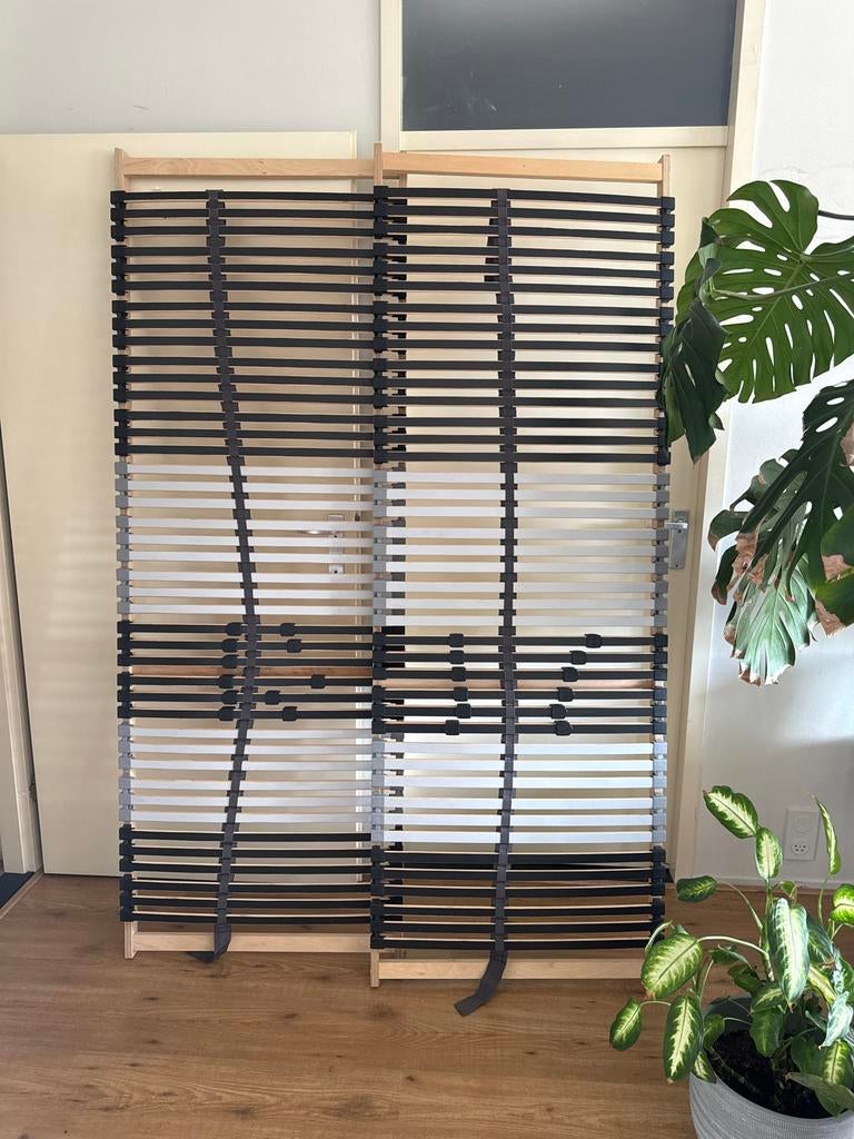 IKEA LÖNSET 2x Lattenbodem 70x200 cm Verstelbaar, Ophalen, Gebruikt, Bedbodem, 200 cm
