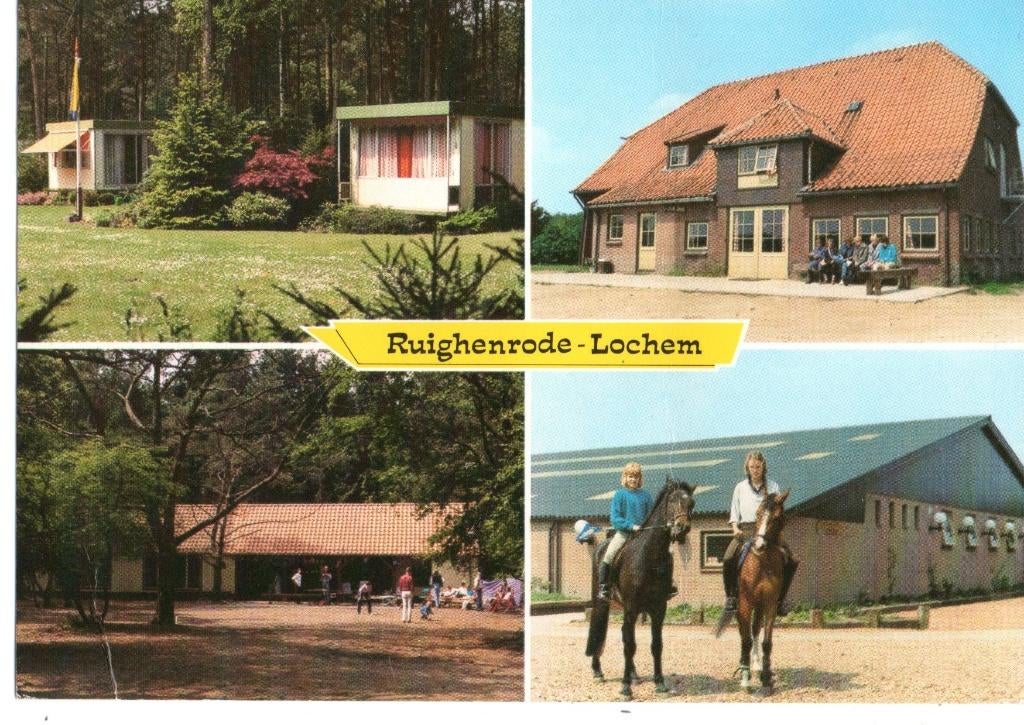 Lochem. Ruighenrode.  4 luik., Verzenden, 1960 tot 1980, Gelopen, Gelderland