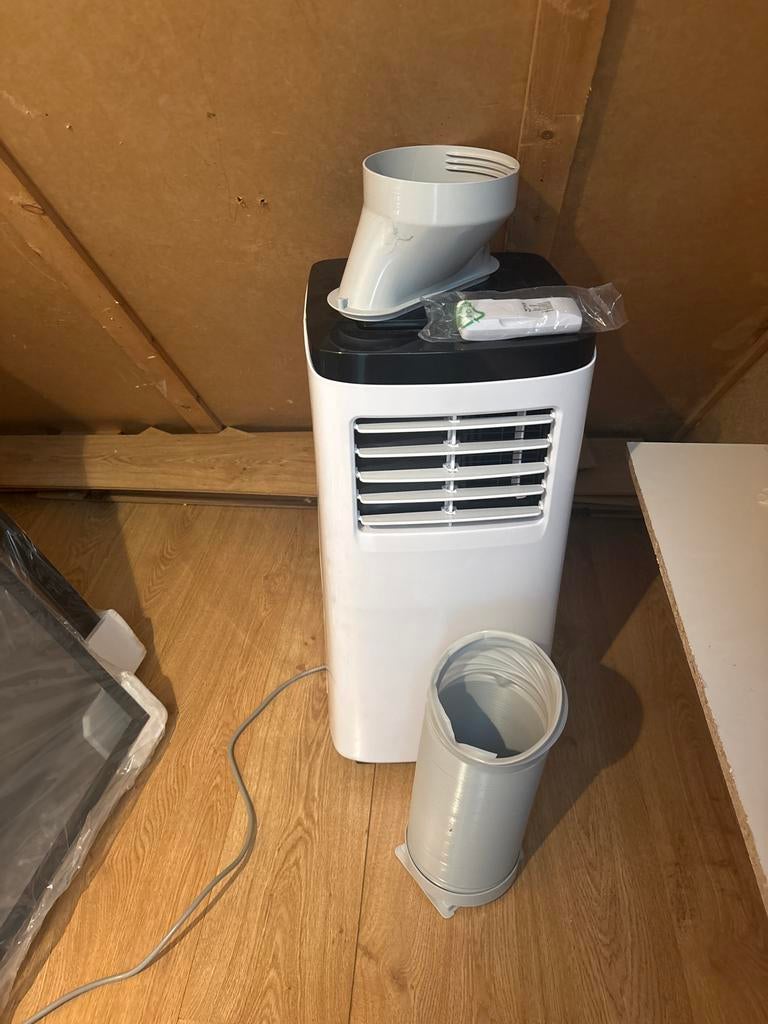Mobiele Airco met Afstandsbediening en Afvoerslang Nedis, Ophalen, Minder dan 60 m³, 3 snelheden of meer, Zo goed als nieuw