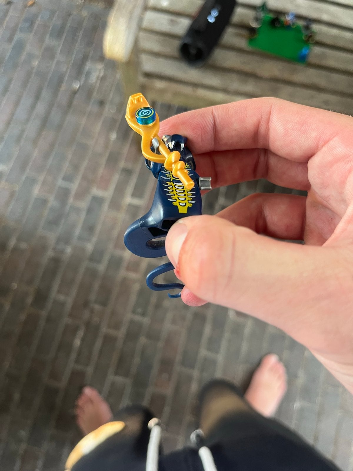 LEGO Ninjago Skales minifiguur - Zeldzaam Slangenfiguur, Ophalen of Verzenden, Gebruikt