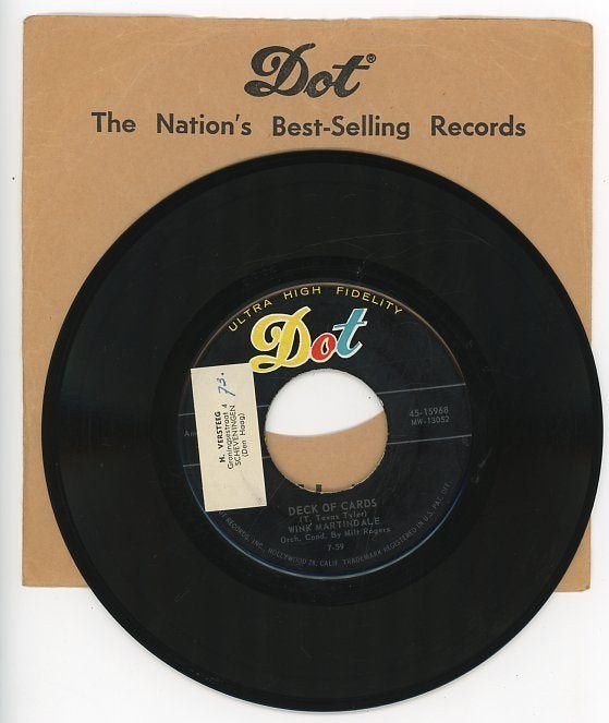 Single van Wink Martindale uit 1959, Gebruikt, 7 inch, Inclusief binnenhoes, Ophalen of Verzenden