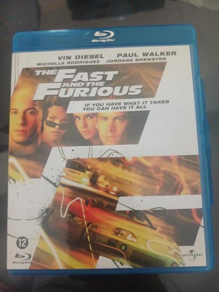 The Fast and the Furious Blu-ray - Actieklassieker, Ophalen of Verzenden, Zo goed als nieuw, Actie