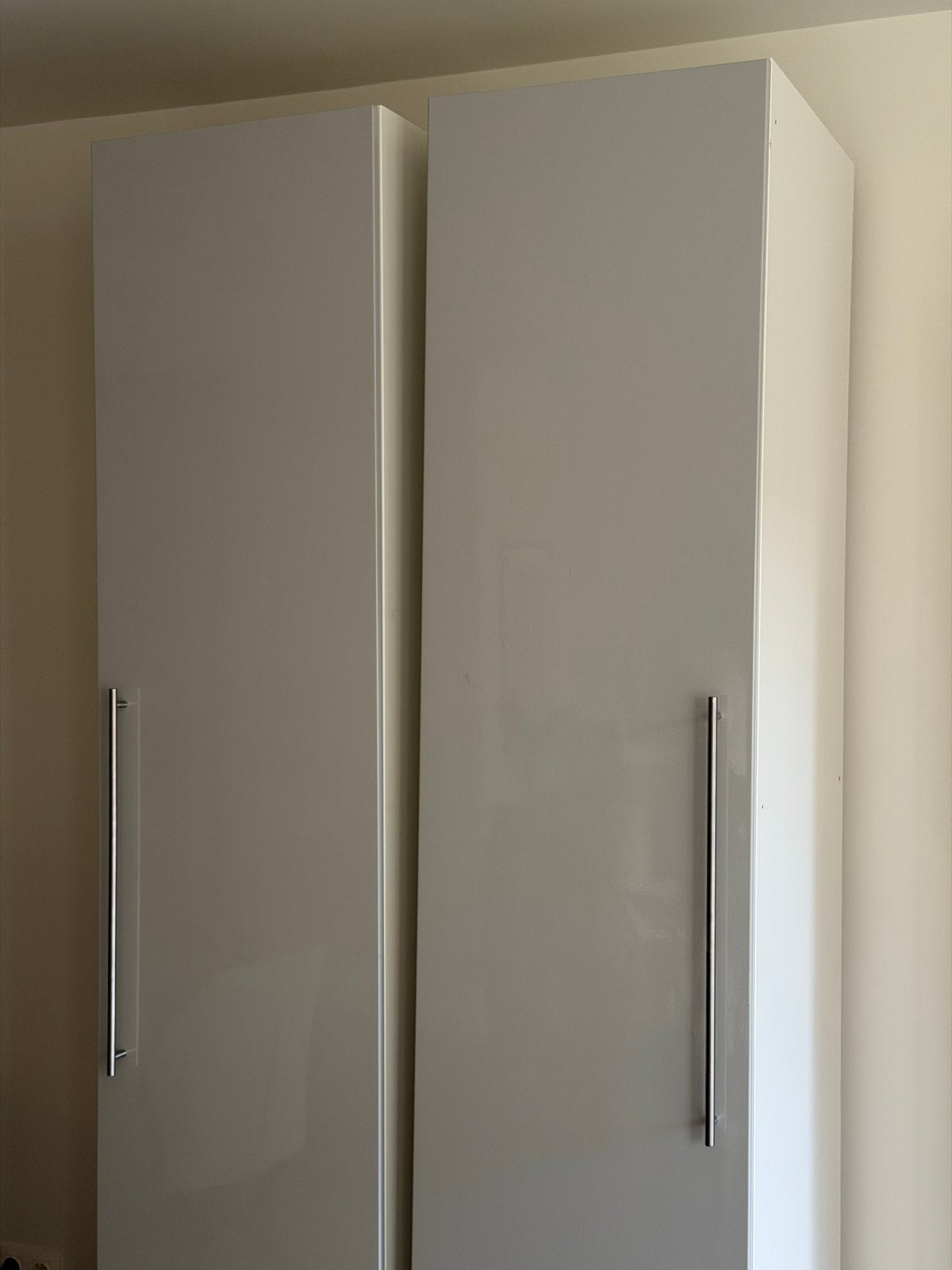 4x IKEA FARDAL PAX deuren hoogglans lichtgrijs 50x229 cm, Ophalen, Minder dan 50 cm, Gebruikt, 200 cm of meer