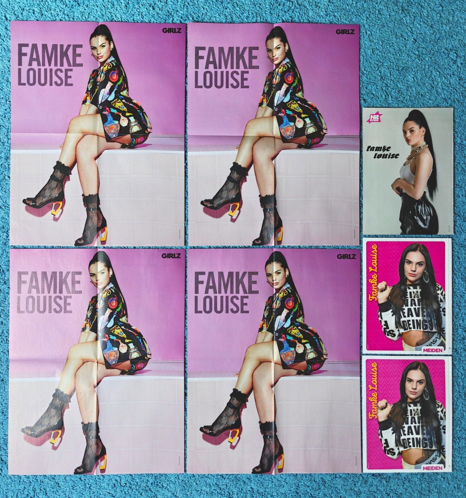 Famke Louise poster collectie, Rechthoekig Staand, Nieuw, Ophalen of Verzenden, A1 t/m A3