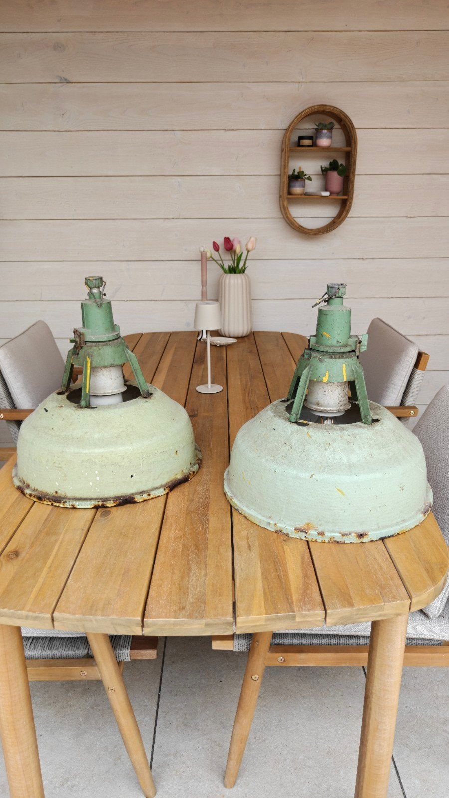 Set van twee oude Russische lampen 1980-1985, Ophalen, Overige