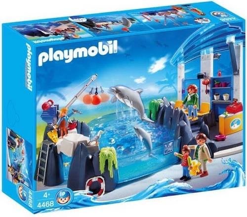 Foto 6 van Grote Playmobil set: Manege, Dierenkliniek, Dolfinarium,