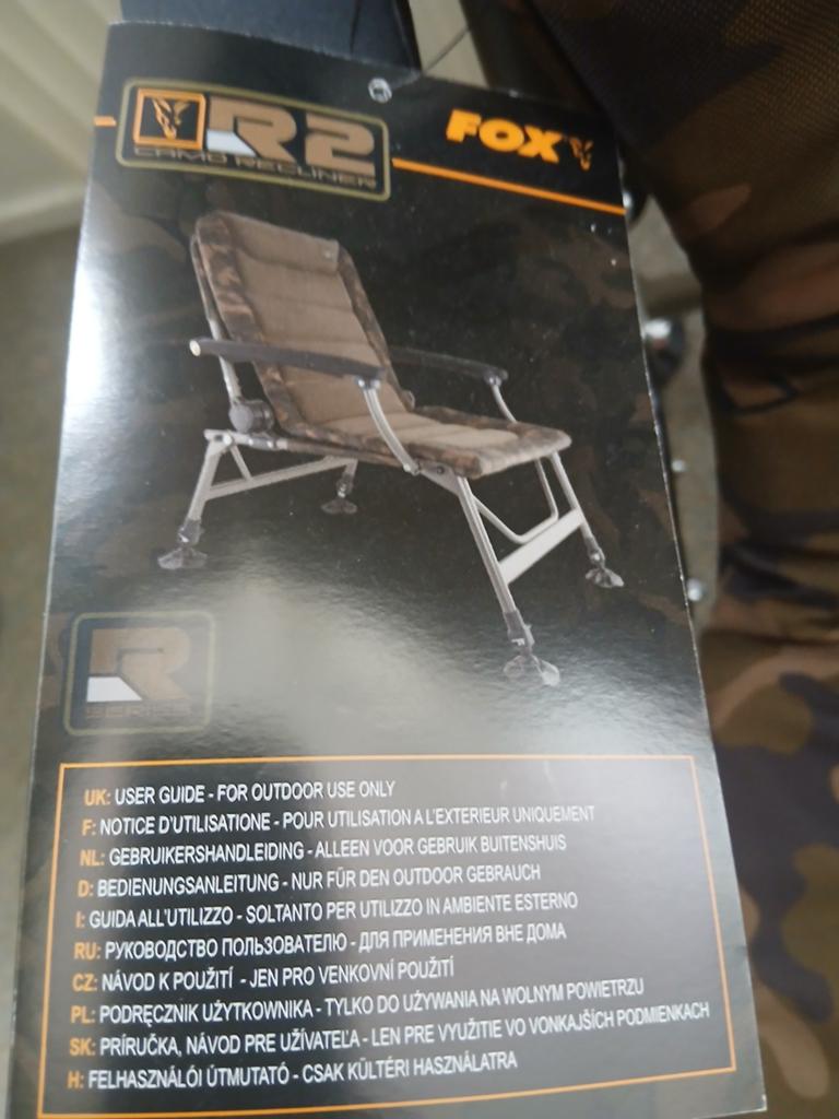 FOX R 2 CAMO CHAIR NIEUW, Watersport en Boten, Ophalen, Nieuw, Overige typen