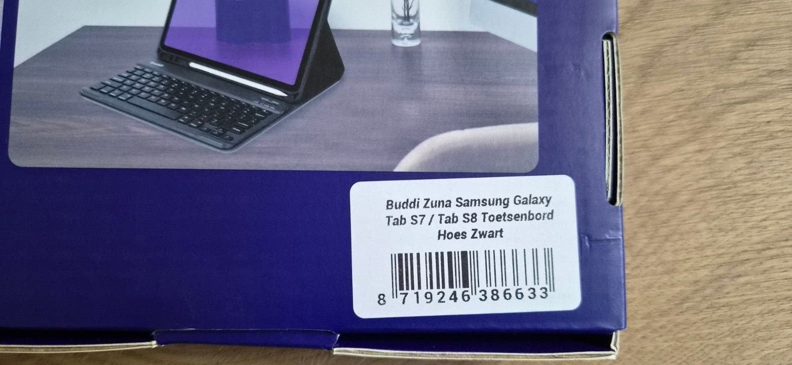 Toetsenbord Hoes voor Samsung Galaxy Tab S7/, Ophalen of Verzenden, Nieuw, Luna Toetsenbord Hoes voor Samsung Galaxy Tab S7/S8