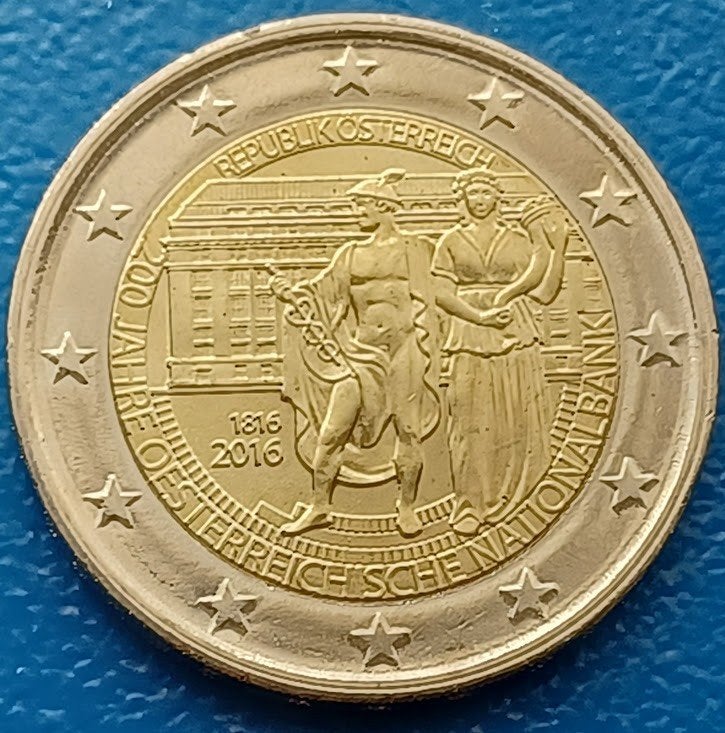 Oostenrijk 2 Euro "Nationale Bank" - 2016 UNC, Postzegels en Munten, Munten | Europa | Euromunten, Verzenden, Oostenrijk, 2 euro
