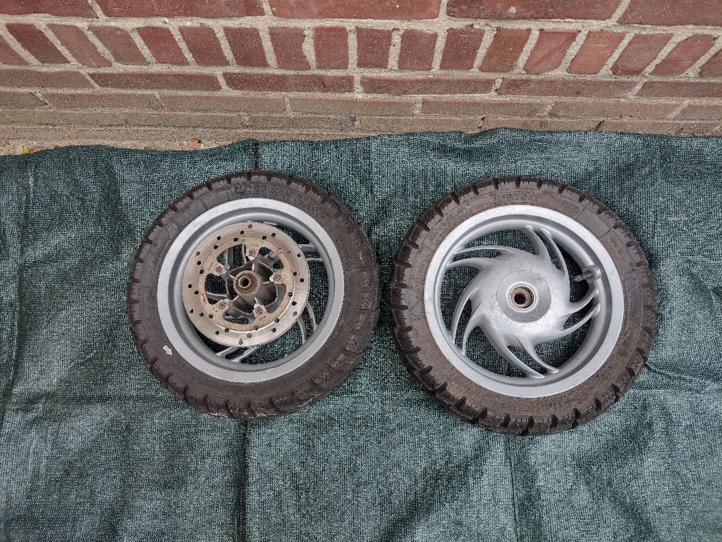 Set velgen voor Piaggio Fly, Fietsen en Brommers, Ophalen, Gebruikt, Overige typen, Piaggio