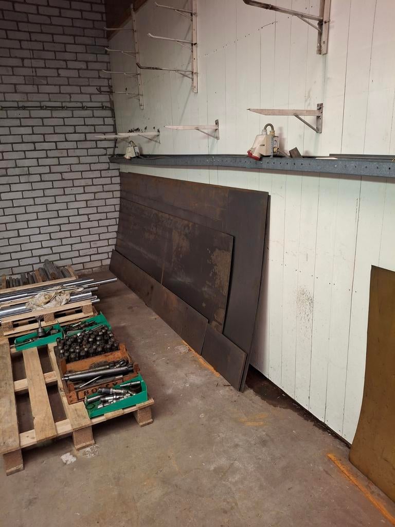 Partij plaatstaal 1mm, zinkplaten en messingplaten, Doe-het-zelf en Verbouw, Metalen, Ophalen, Nieuw, IJzer