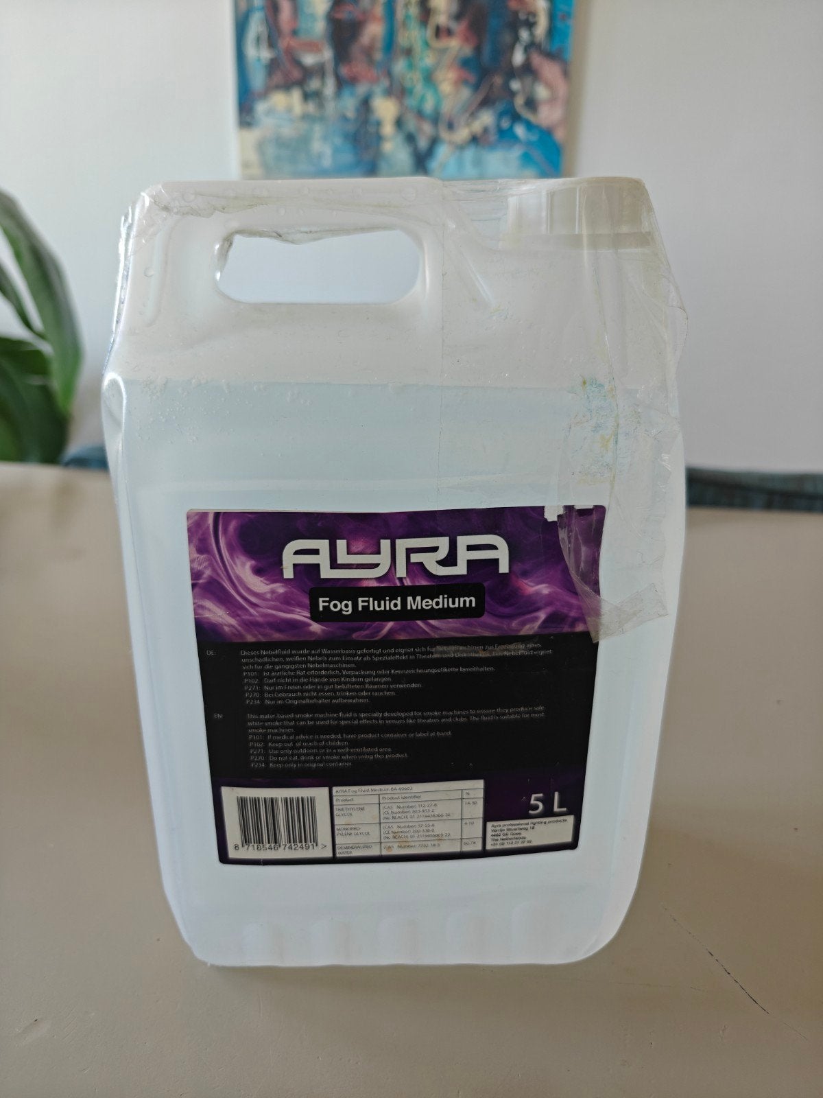 Ayra fog fluid medium - rookvloeistof, Ophalen, Schoonmaakmiddel