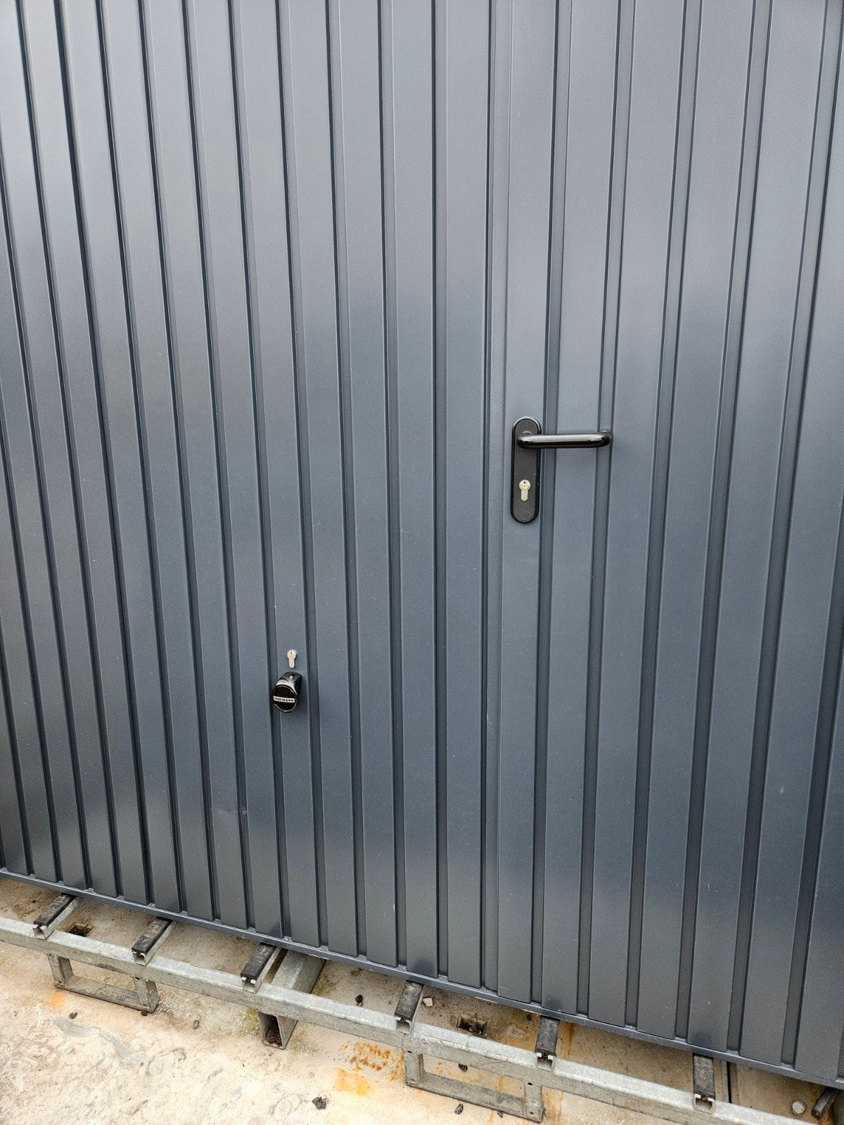 Nieuwe kanteldeur garagedeur RAL 7016 (2375x2500), Ophalen, Metaal, 120 cm of meer, 215 cm of meer