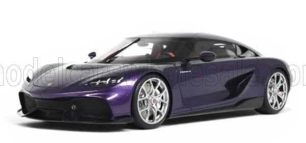 GT-Spirit 1:18 Koenigsegg Gemera 2024 Purple, Hobby en Vrije tijd, Modelauto's | 1:18, Ophalen of Verzenden, Nieuw, Auto, Overige merken