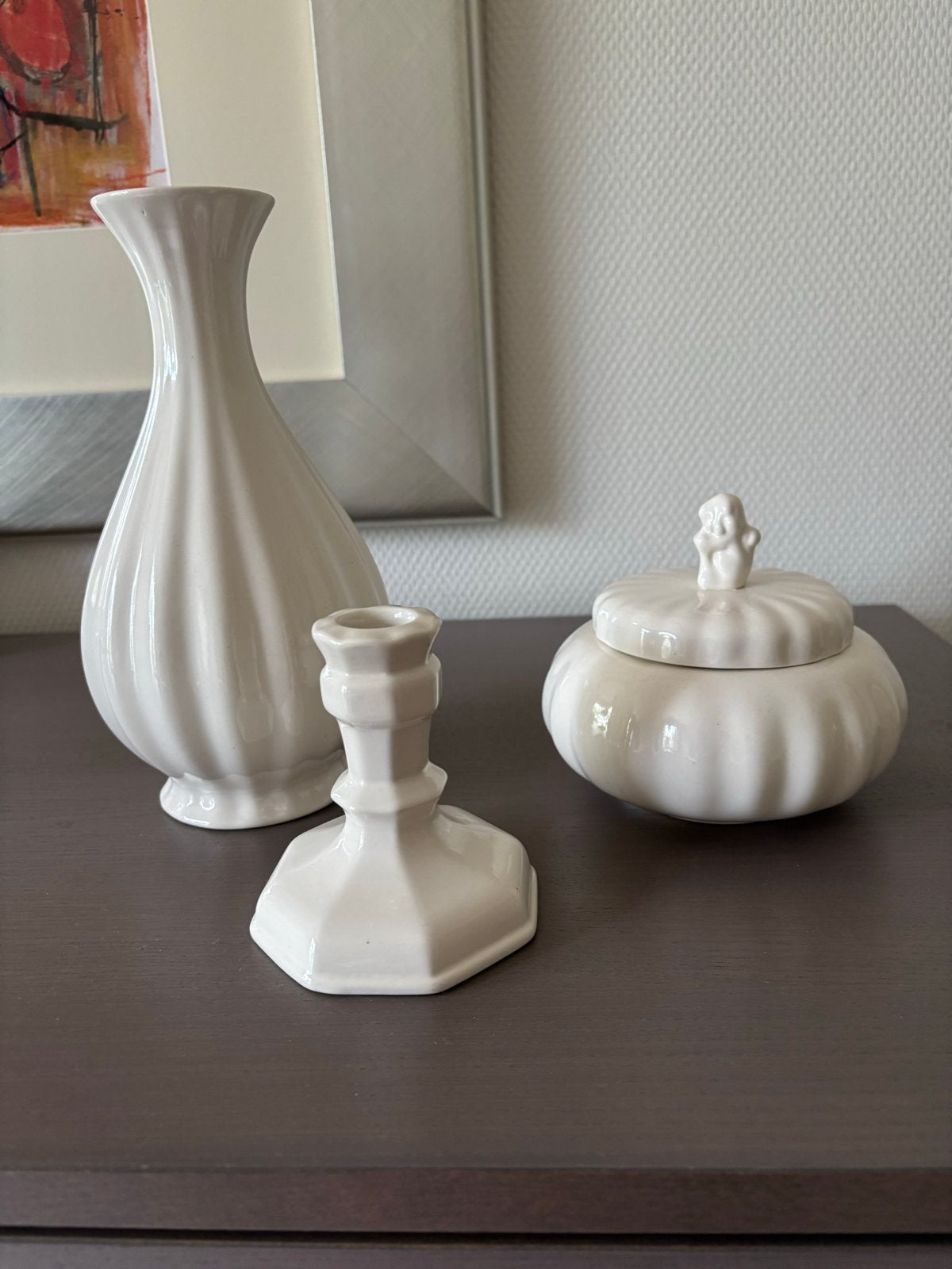 Set van 3 Royal Goedewaagen Delfts wit Holland items, Ophalen of Verzenden