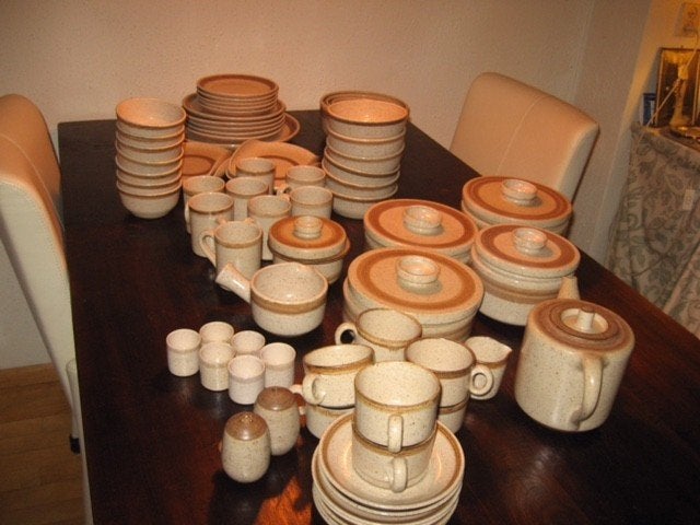 Zaalbergservies (zeer uitgebreid), Ophalen