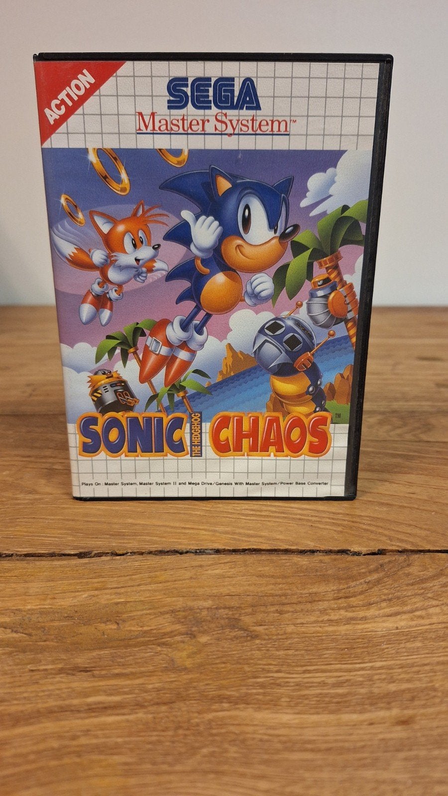 Sonic Chaos - Sega Master System (Compleet met doos), Spelcomputers en Games, 1 speler, Onbekend, Ophalen of Verzenden, Zo goed als nieuw
