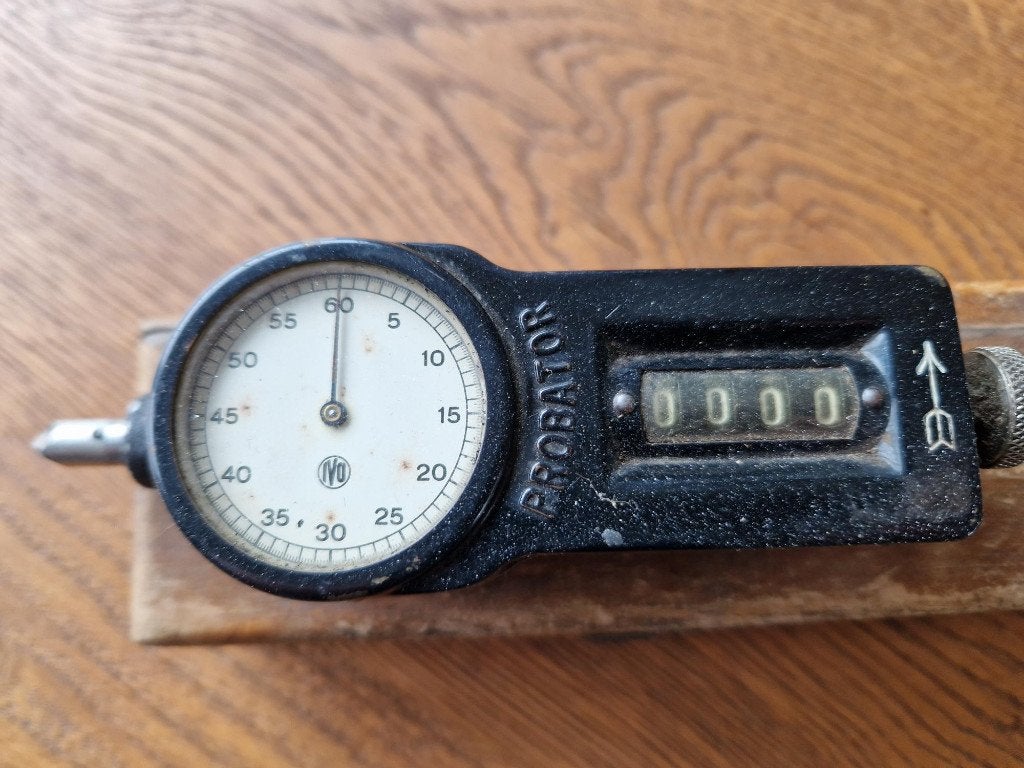Oude Probator tacho meter / toerenteller in originele box, Ophalen of Verzenden, Zo goed als nieuw