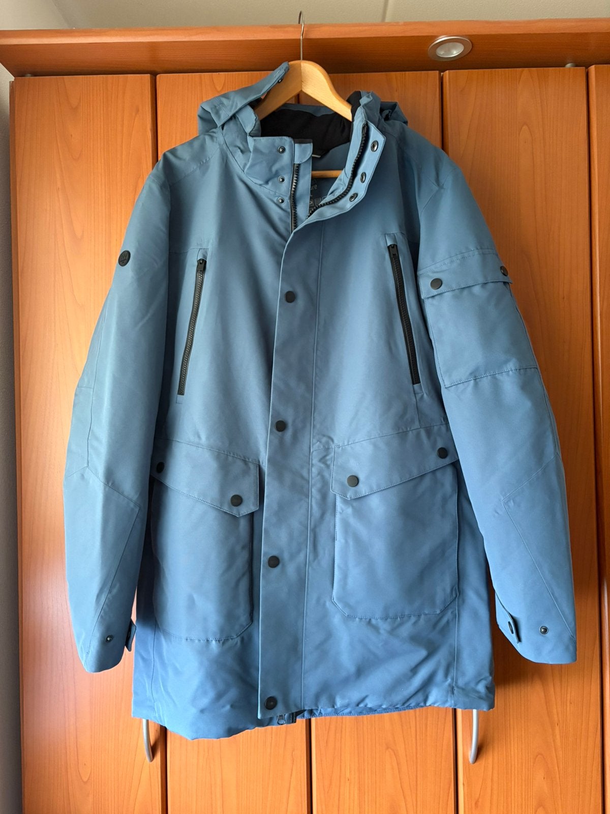 Heren parka human nature blauw xl nieuw, Kleding | Heren, Jassen | Winter, Ophalen, Nieuw, Maat 56/58 (XL), Blauw
