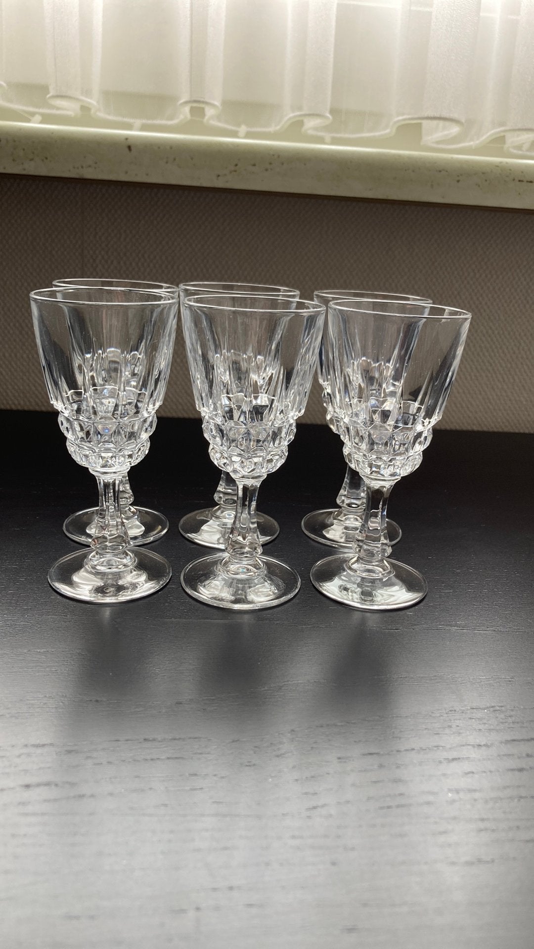 Pompadour loodkristal | Cristal D'Arques - Durand 10 borrels, Glas of Glazen, Nieuw, Ophalen of Verzenden, Glas