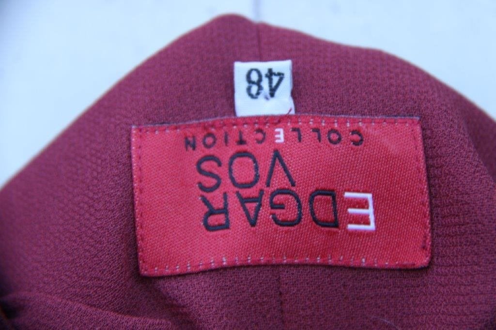 Tuniek rood Edgar Vos mt 48 Vaste prijs, Kleding | Dames, Maat 46/48 (XL) of groter, Zo goed als nieuw, Rood, Edgar Vos