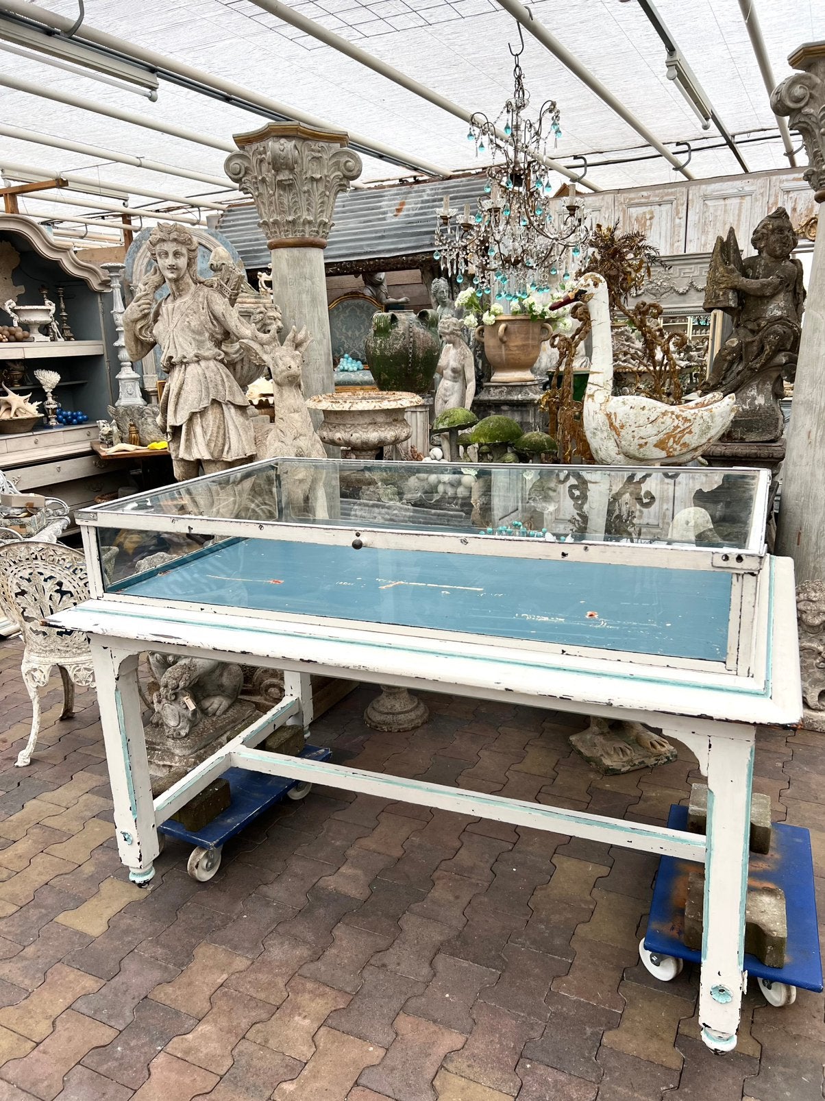SALE !!! Prachtige Vitrine,Toonbank,display,winkelvitrine, Ophalen, Zo goed als nieuw