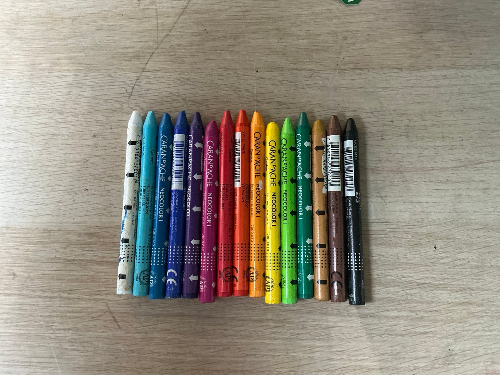 Caran d’Ache Neocolor I 15 stuks, Ophalen of Verzenden, Zo goed als nieuw, Overige typen