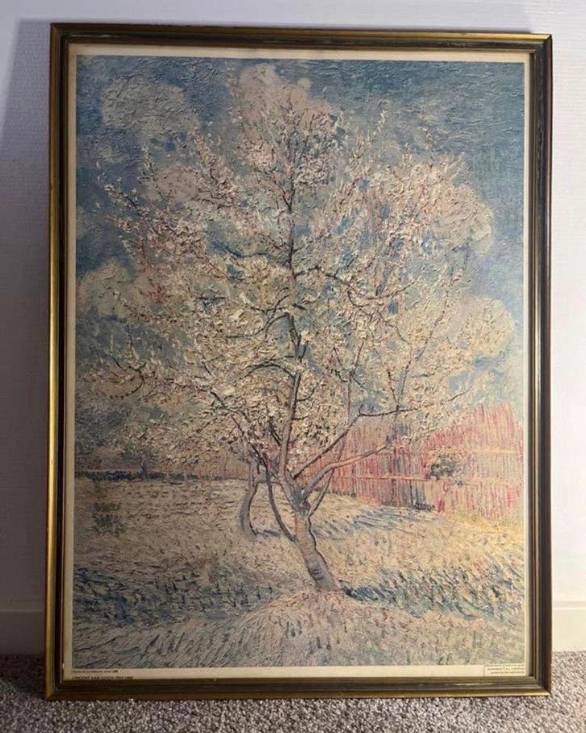 Antieke lijst met Van Gogh poster - Rijksmuseum uitgave, Ophalen