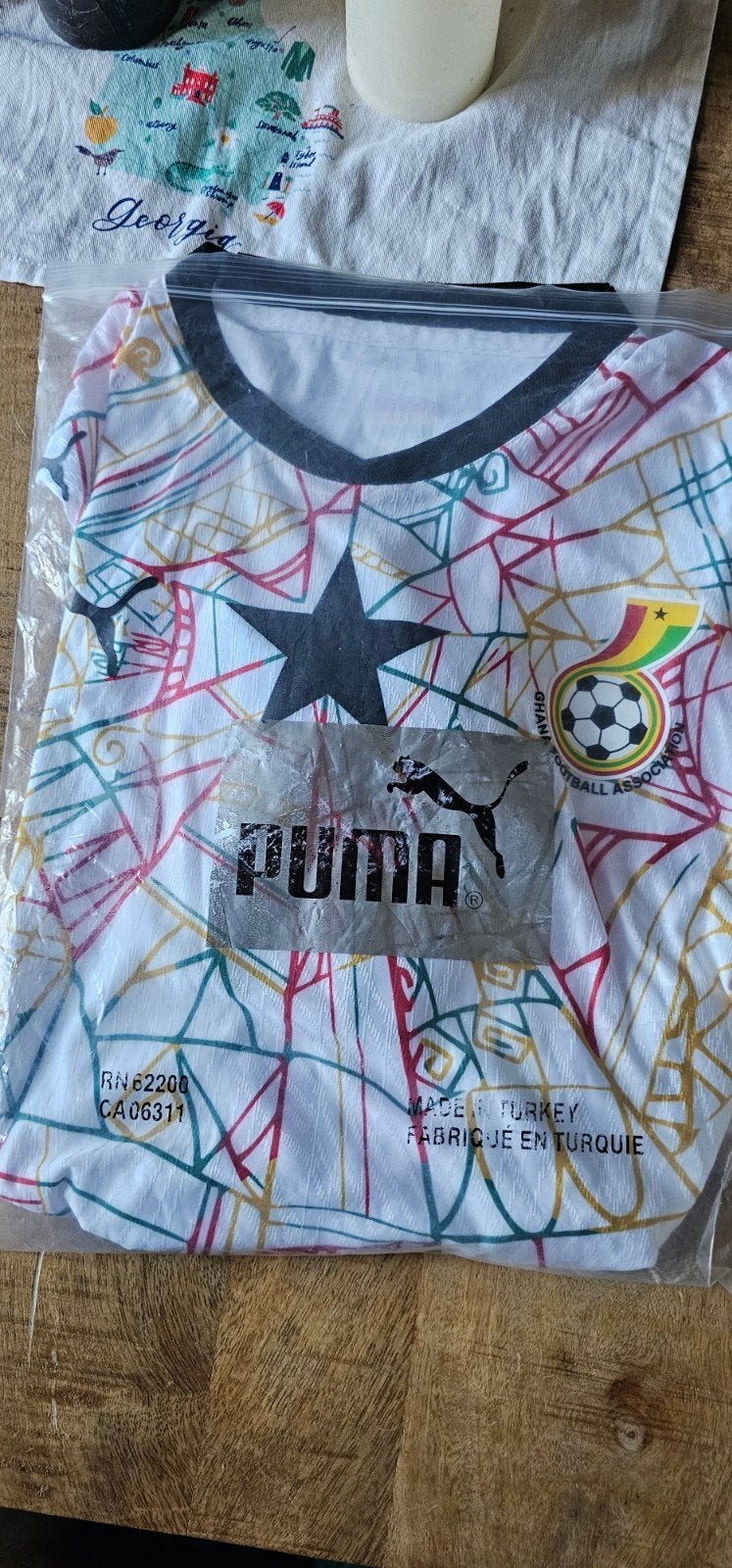ORIGINEEL PUMA XL GHANA BLACK STAR VOETBAL SHIRT, Ophalen of Verzenden, Nieuw, Maat 46/48 (XL) of groter