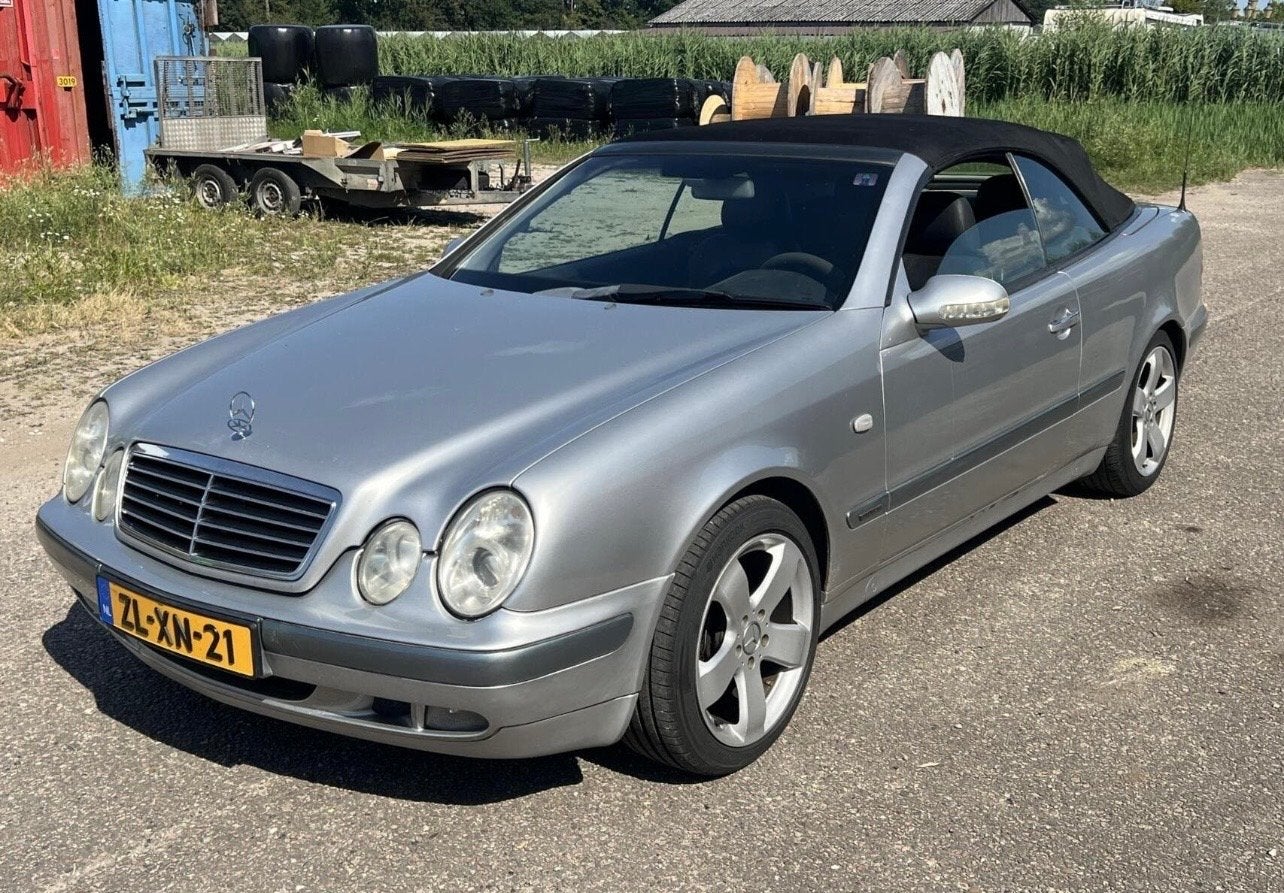 Mercedes-Benz CLK 2.0 Clk200 Cabrio AUT 1999 Grijs, Automaat, 1998 cc, 4 cilinders, Cabriolet