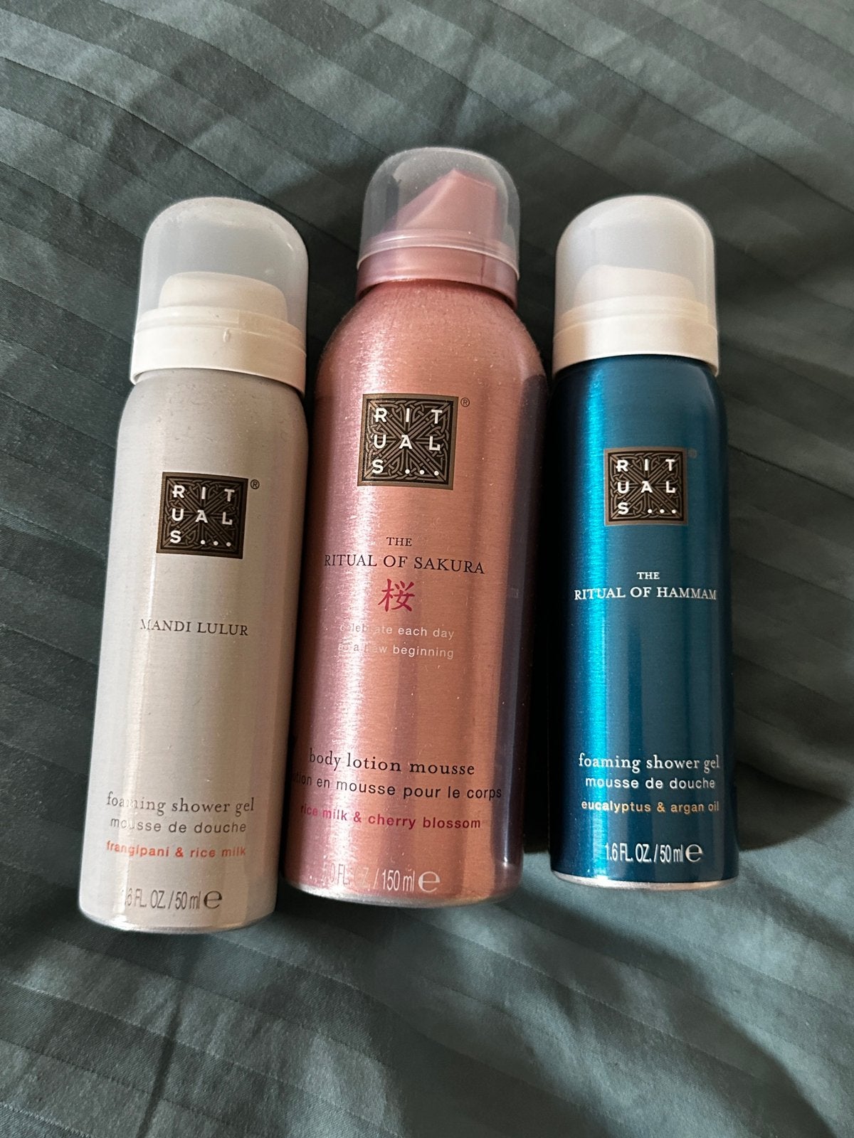 Rituals Shower Gel and Body Lotion Mousse, Ophalen of Verzenden, Zo goed als nieuw, Bad & Douche