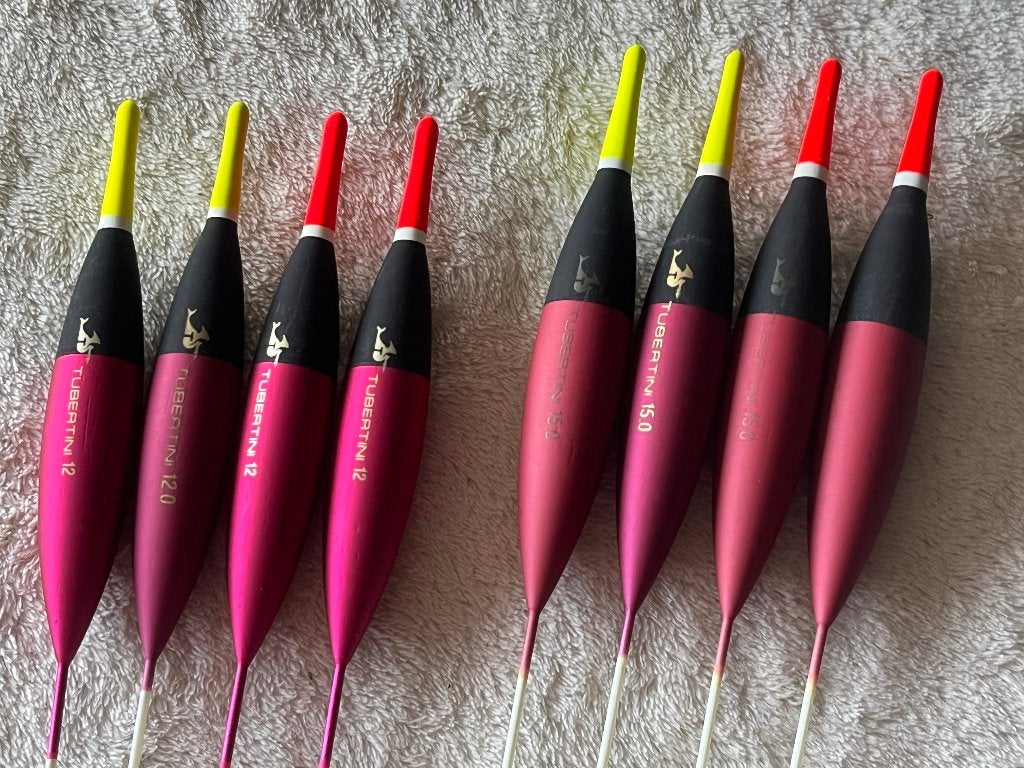 adv 62 / NIEUW serie 8 dobbers TUBERTINI, Ophalen of Verzenden, Gebruikt, Overige typen