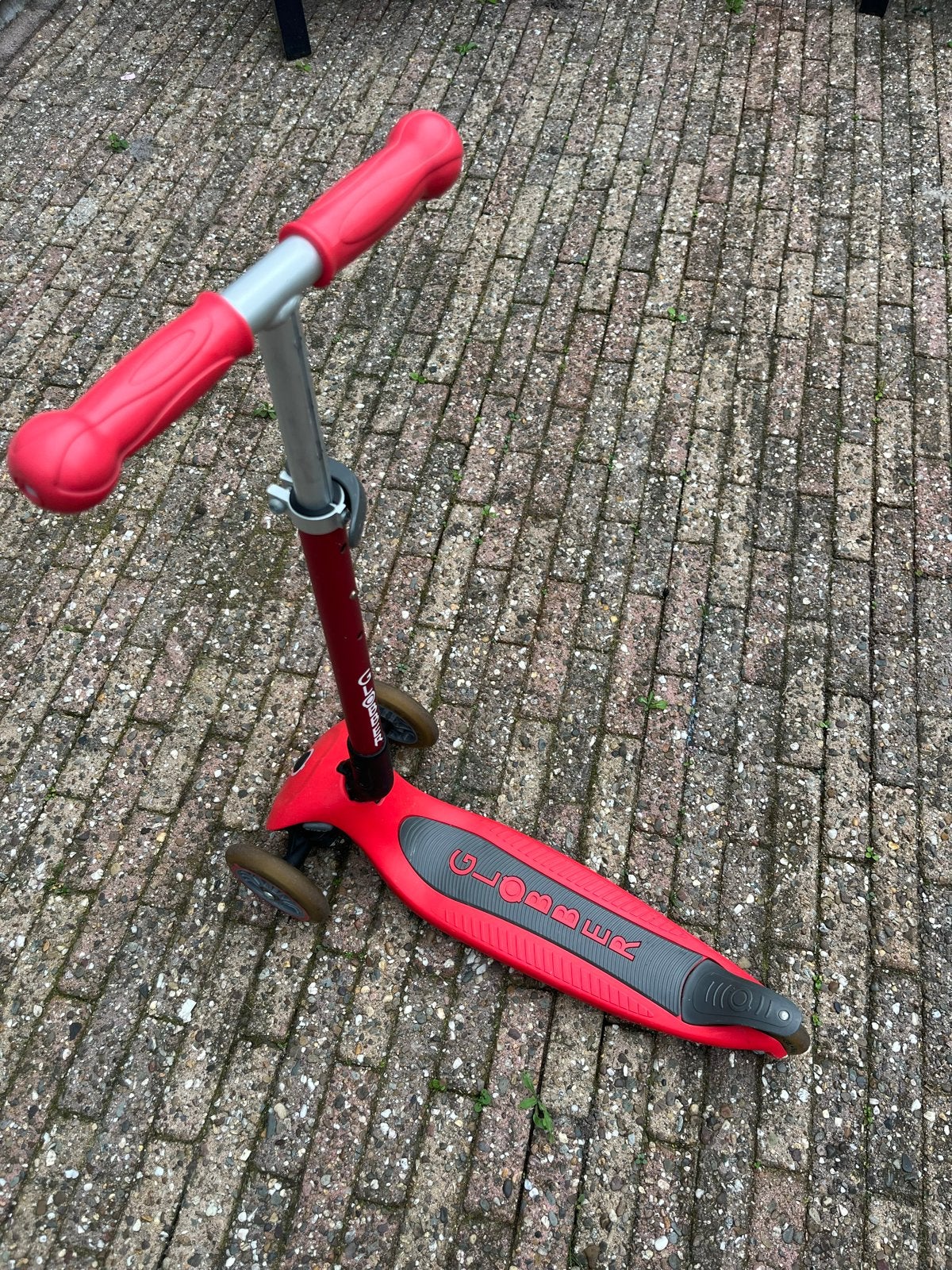 Globber driewieler step rood - mooie staat!, Fietsen en Brommers, Ophalen, Gebruikt, Gewone step
